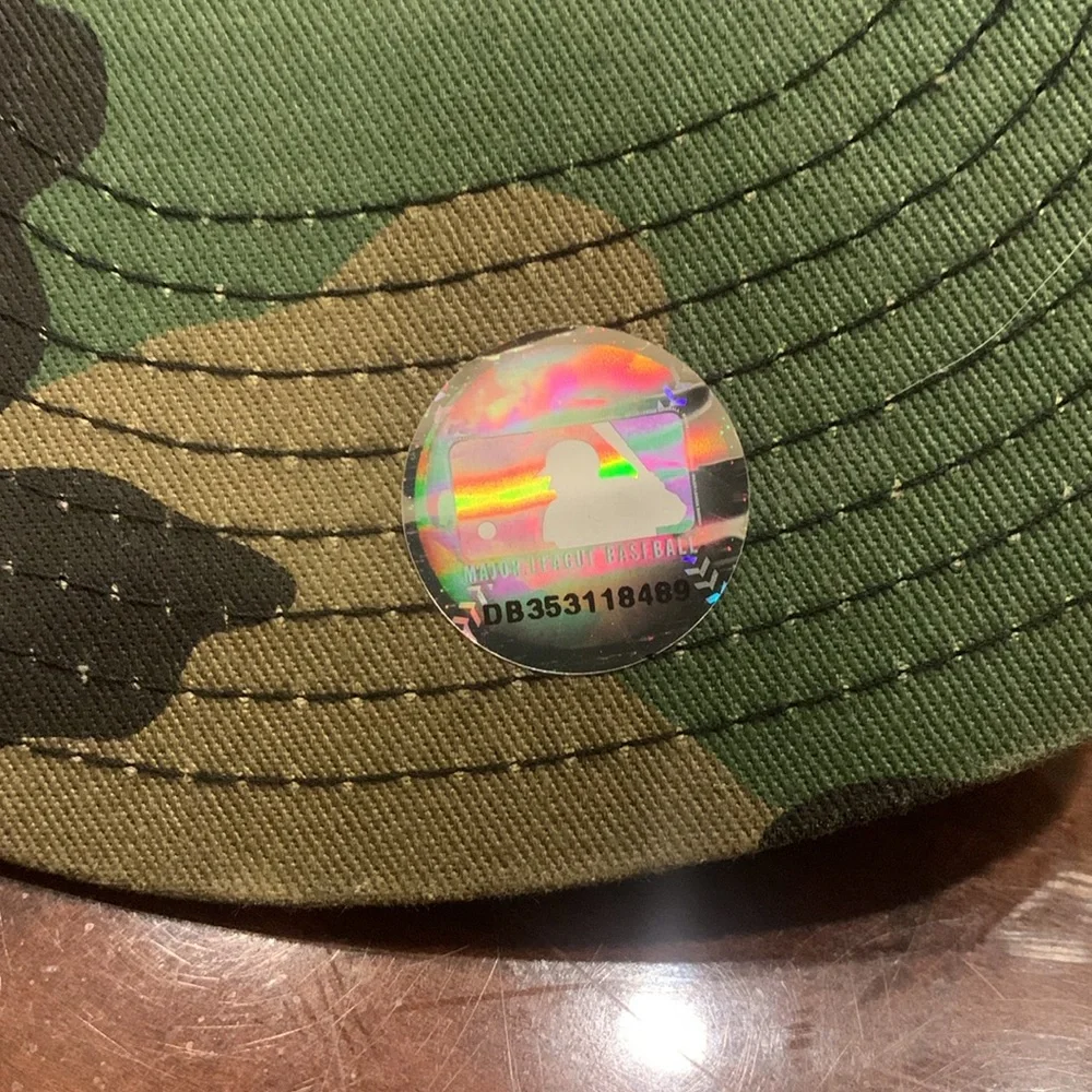 New Era St. Louis baseball cap! Black with army camouflage! - Picture 6 of 8